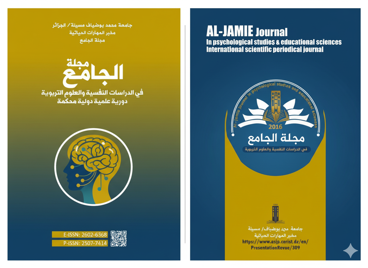 مجلة الجامع في الدراسات النفسية والعلوم التربوية